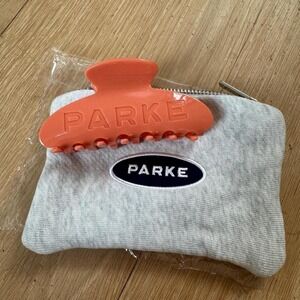 Parke Claw Clip Creamsicle Orange Hair Clip NEW In-Hand